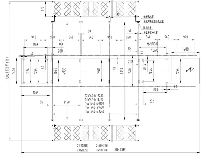 Plano de cimentación